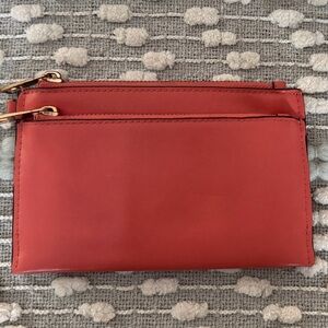 Women's Coral Zip Wristlet Clutch